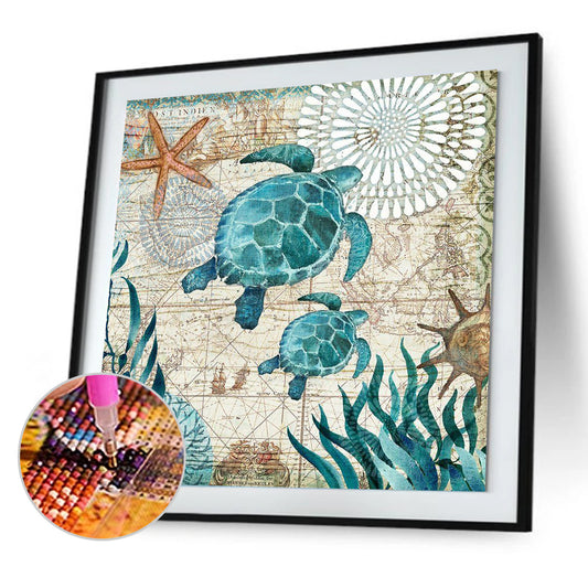Ocean - Full Round Drill Diamond Painting 30*30CM