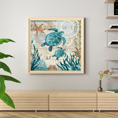 Ocean - Full Round Drill Diamond Painting 30*30CM