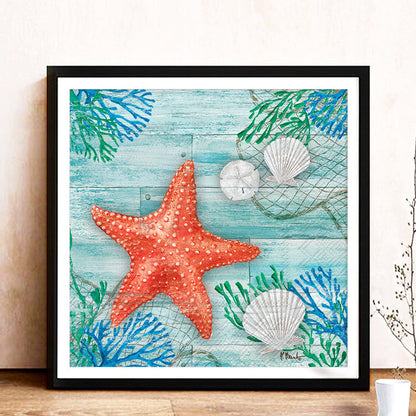 Ocean - Full Round Drill Diamond Painting 30*30CM