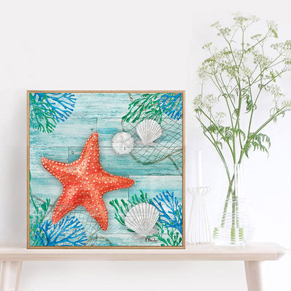 Ocean - Full Round Drill Diamond Painting 30*30CM