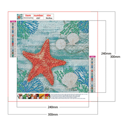 Ocean - Full Round Drill Diamond Painting 30*30CM