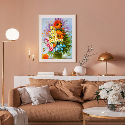 Vase - Full Round Drill Diamond Painting 30*40CM