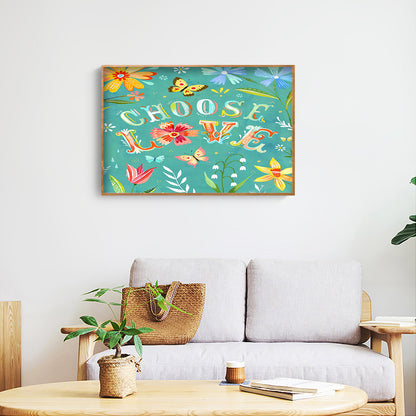 Flowers Plants - Full Round Drill Diamond Painting 40*30CM