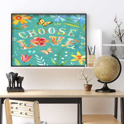 Flowers Plants - Full Round Drill Diamond Painting 40*30CM