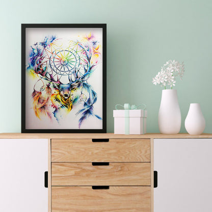 Deer Dreamcatcher - Special Shaped Drill Diamond Paiting 30*40CM