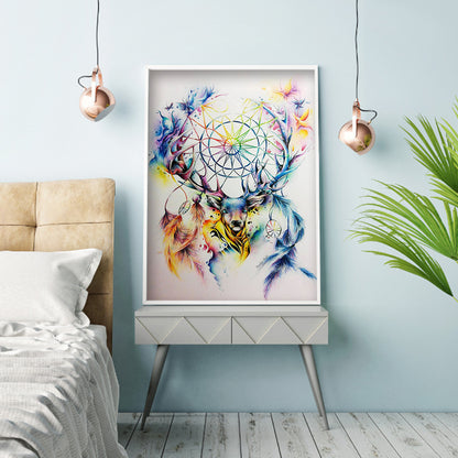 Deer Dreamcatcher - Special Shaped Drill Diamond Paiting 30*40CM