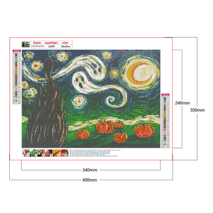 Halloween Night - Full Round Drill Diamond Painting 40*30CM