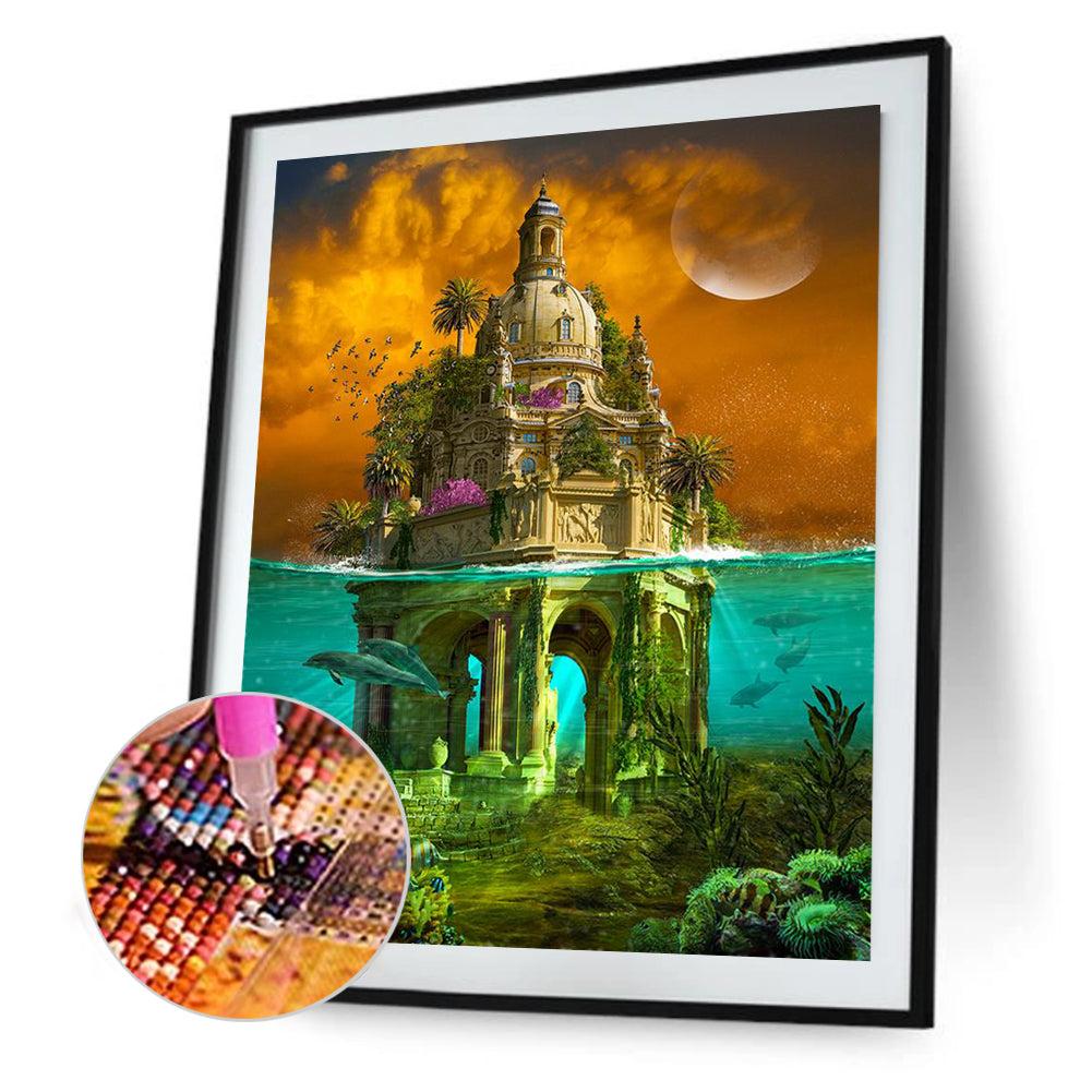 Villa - Full Round Drill Diamond Painting 40*50CM