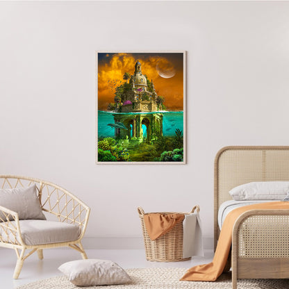 Villa - Full Round Drill Diamond Painting 40*50CM