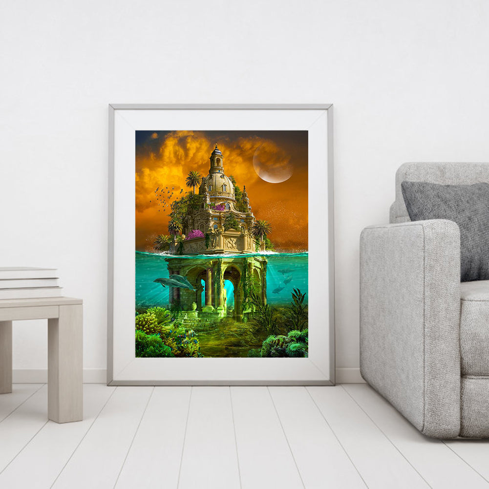 Villa - Full Round Drill Diamond Painting 40*50CM