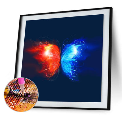 Butterfly - Full Round Drill Diamond Painting 30*30CM