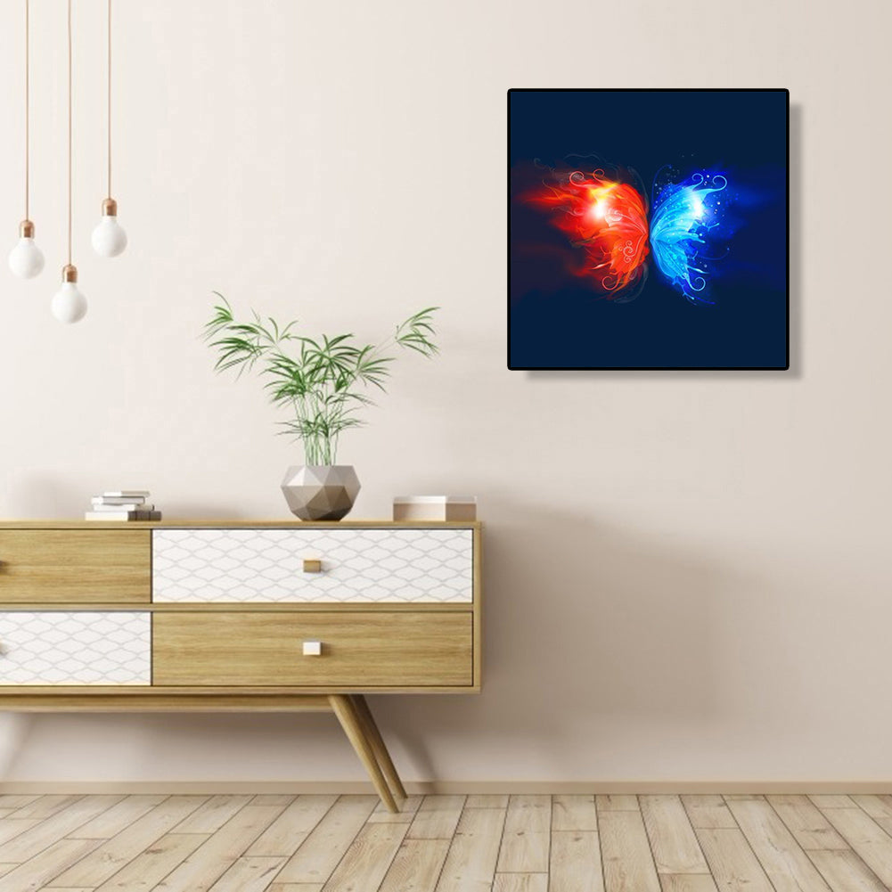 Butterfly - Full Round Drill Diamond Painting 30*30CM
