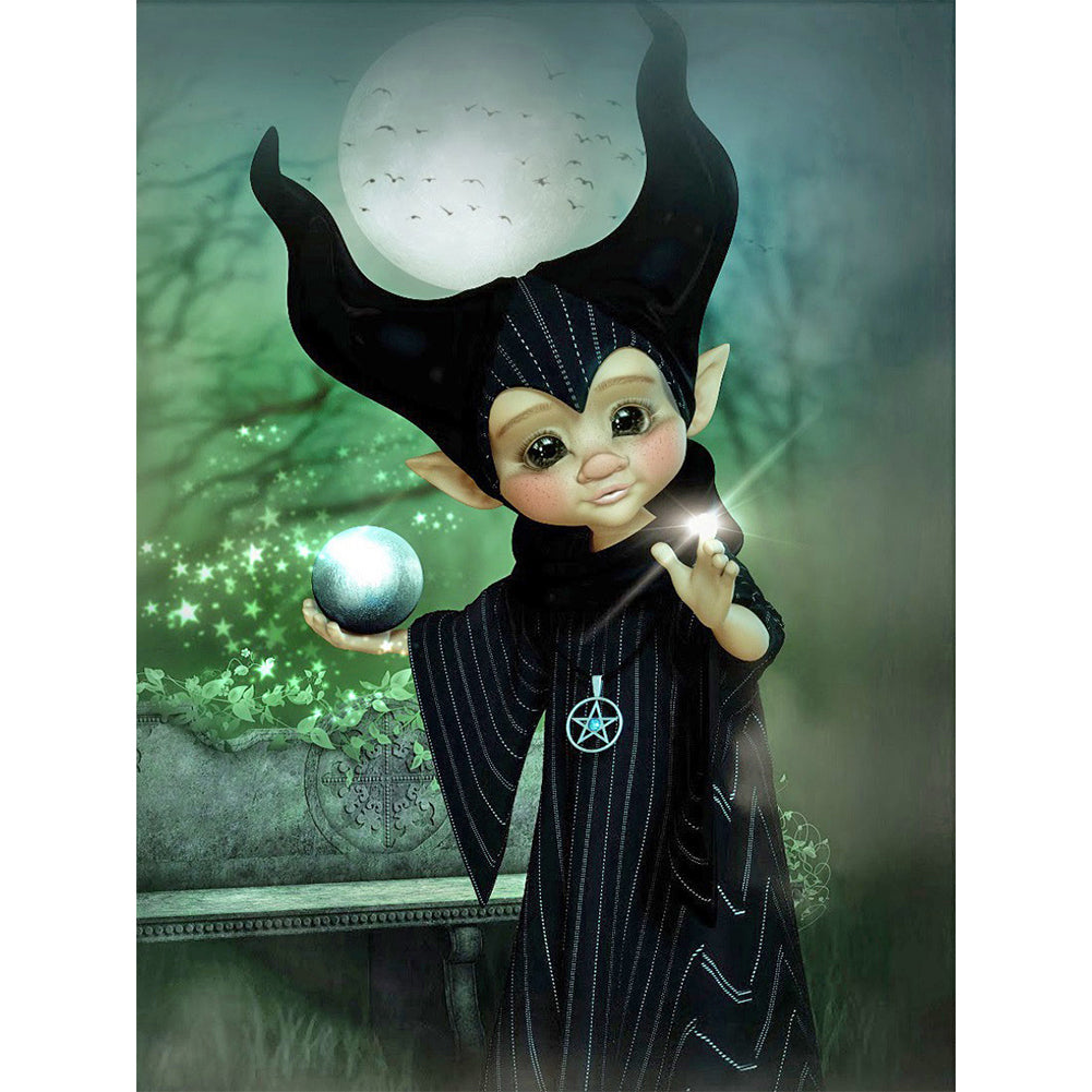 Doll - Full Round Drill Diamond Painting 30*40CM