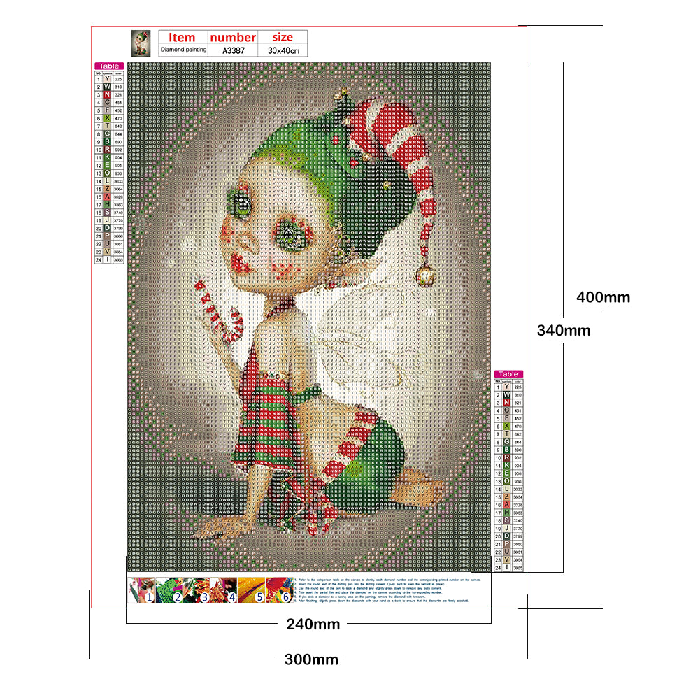 Doll - Full Round Drill Diamond Painting 30*40CM