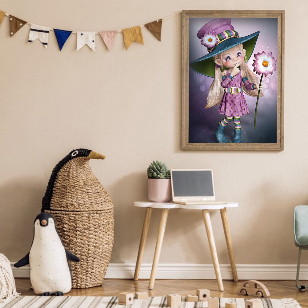 Doll - Full Round Drill Diamond Painting 30*40CM