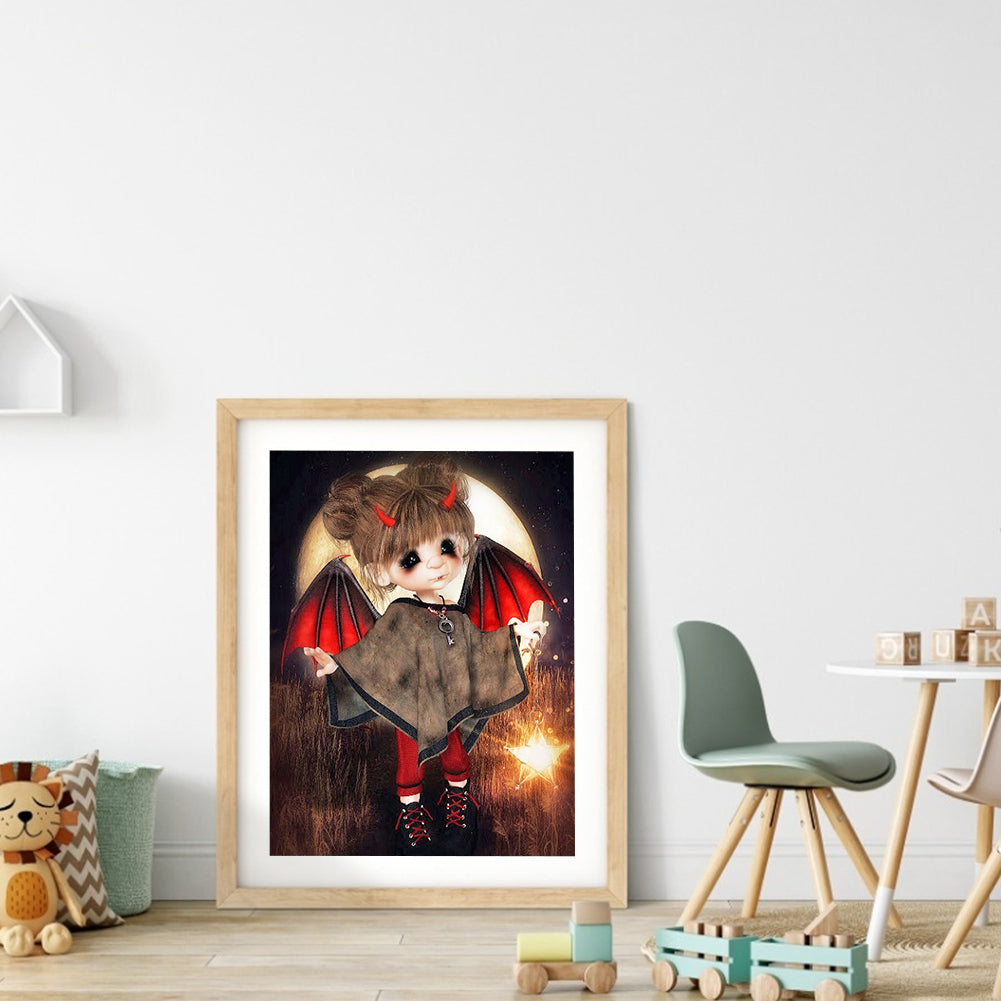 Doll - Full Round Drill Diamond Painting 30*40CM