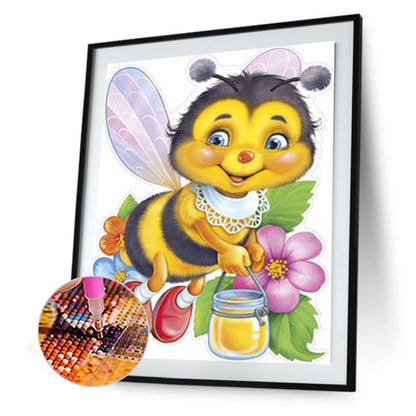Bee - Full Round Drill Diamond Painting 30*40CM