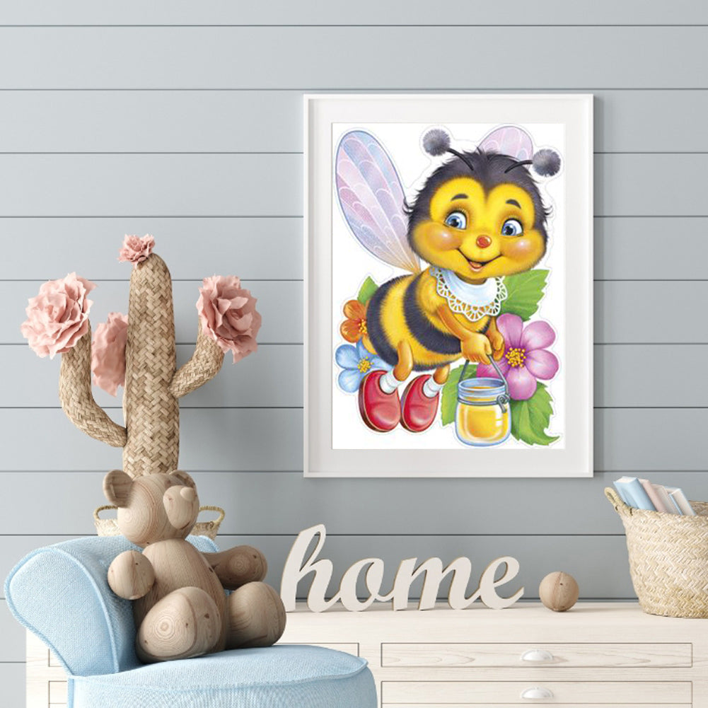 Bee - Full Round Drill Diamond Painting 30*40CM