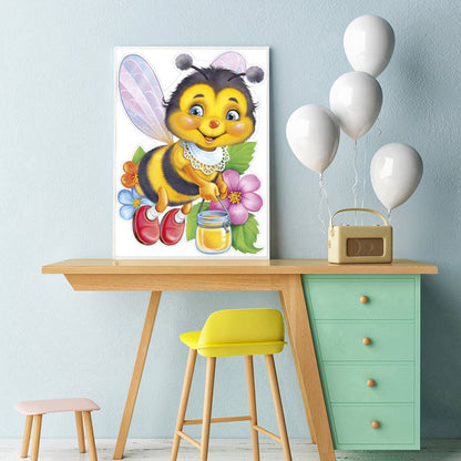 Bee - Full Round Drill Diamond Painting 30*40CM