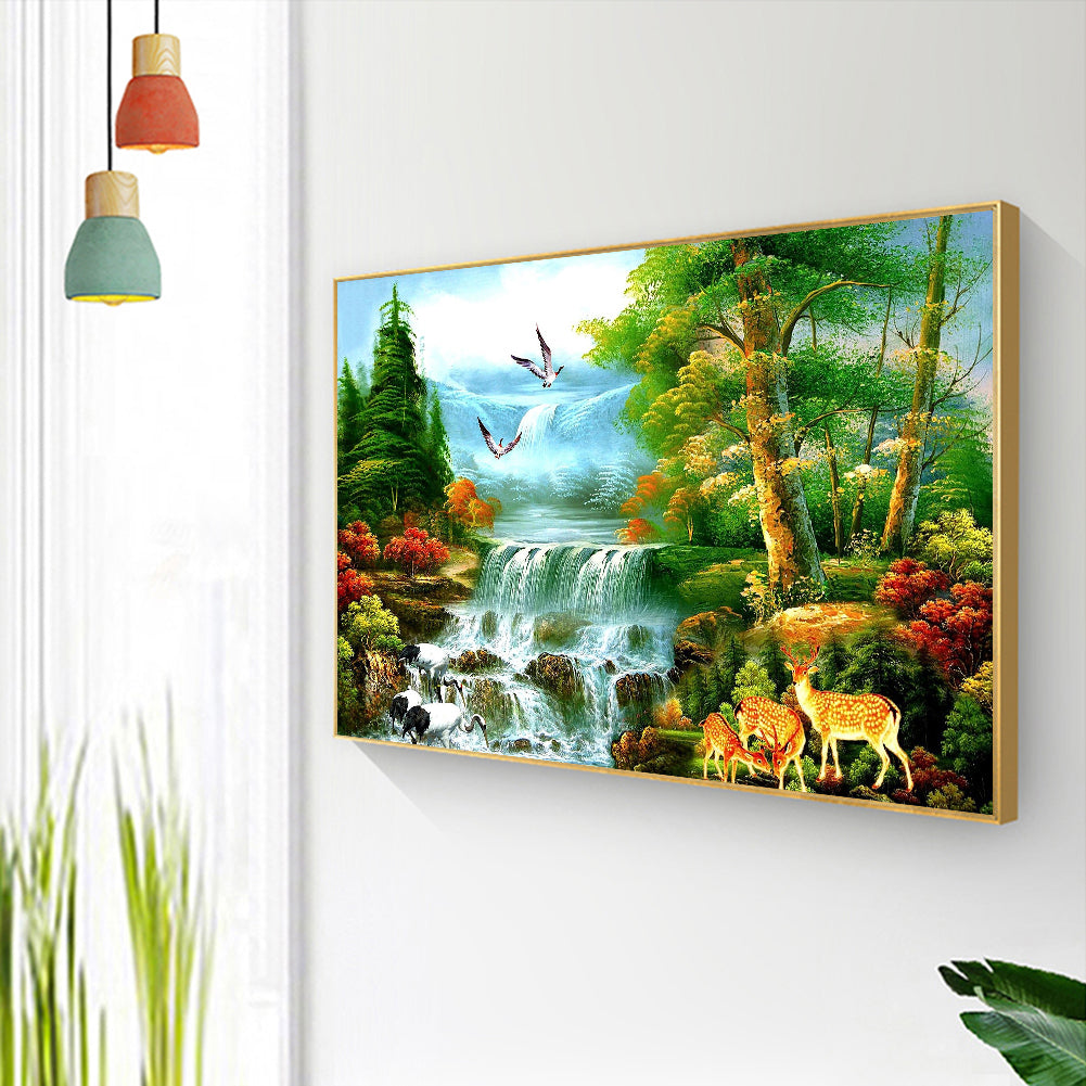 Landscape Scenery - Full Round Drill Diamond Painting 40*30CM
