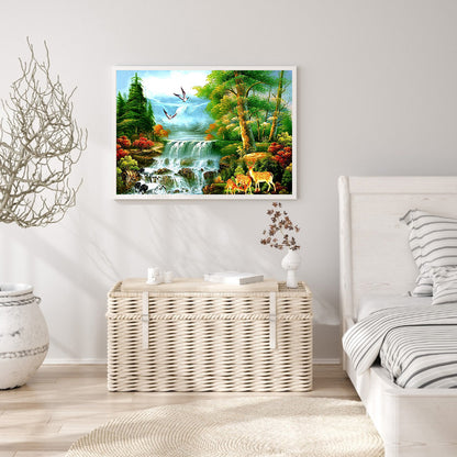 Landscape Scenery - Full Round Drill Diamond Painting 40*30CM