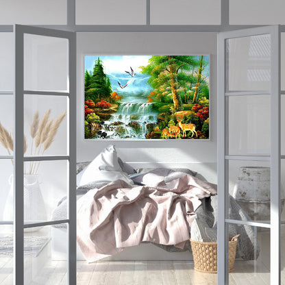 Landscape Scenery - Full Round Drill Diamond Painting 40*30CM