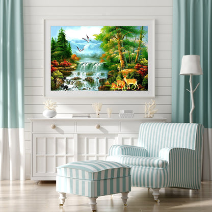 Landscape Scenery - Full Round Drill Diamond Painting 40*30CM