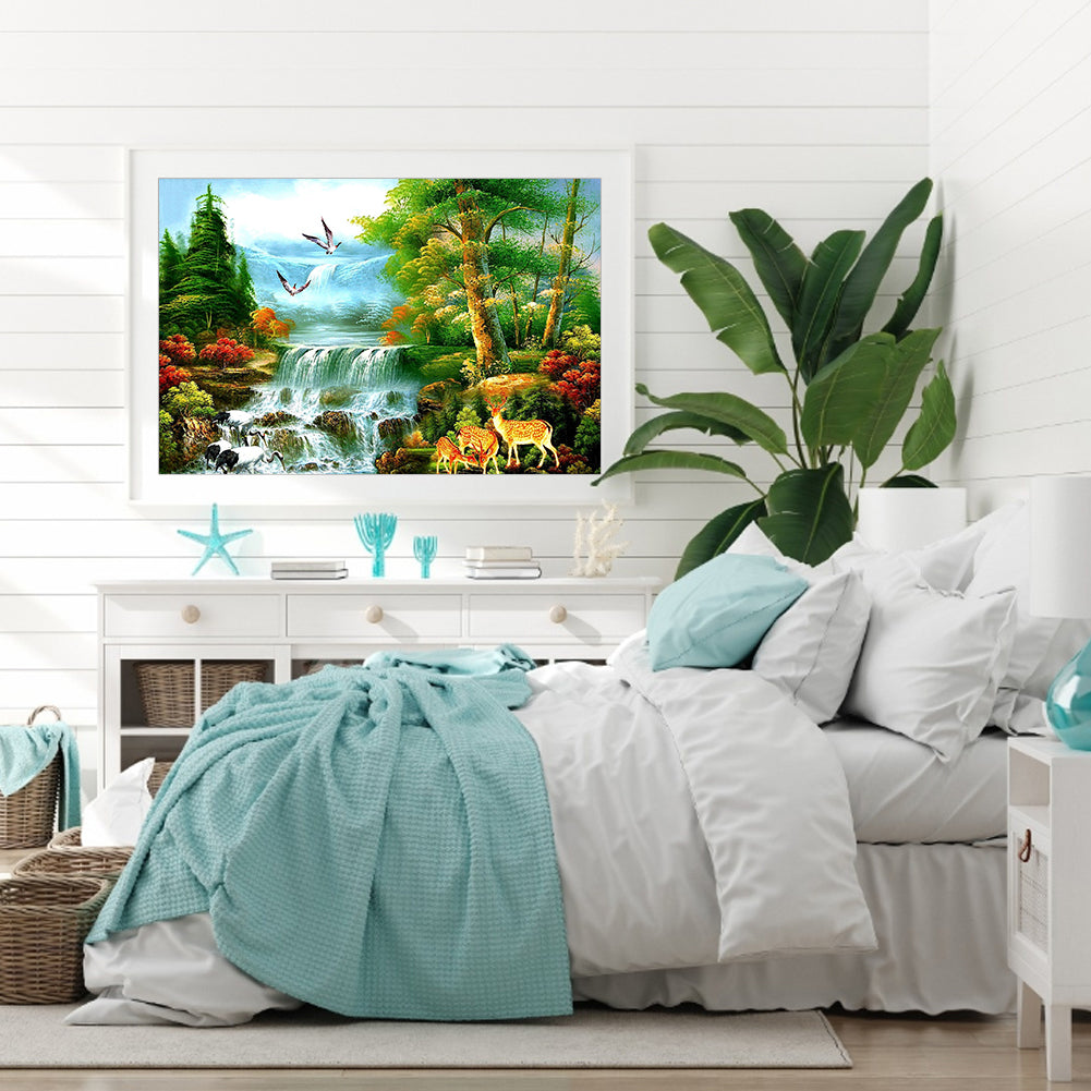 Landscape Scenery - Full Round Drill Diamond Painting 40*30CM