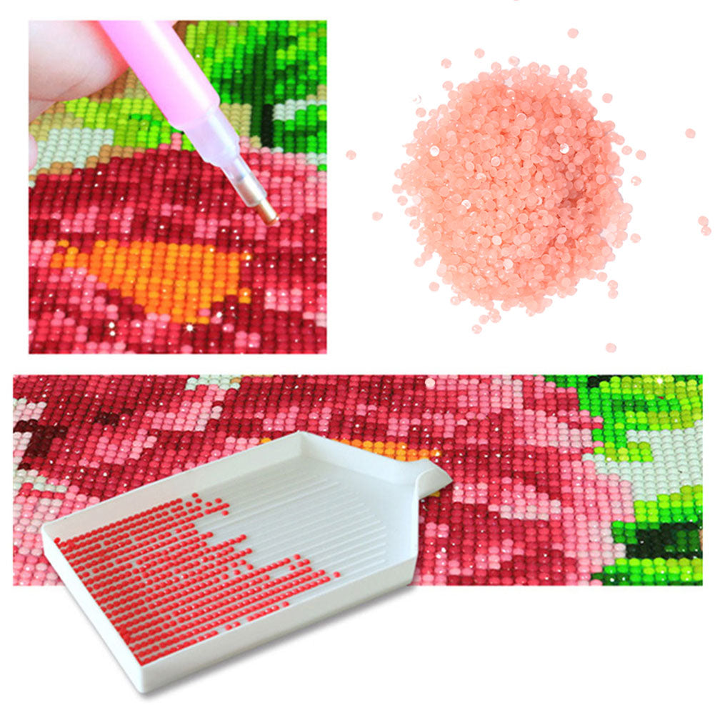 15g/Bag DIY Luminous Round Rhinestones Kit for Diamond Painting Accessories