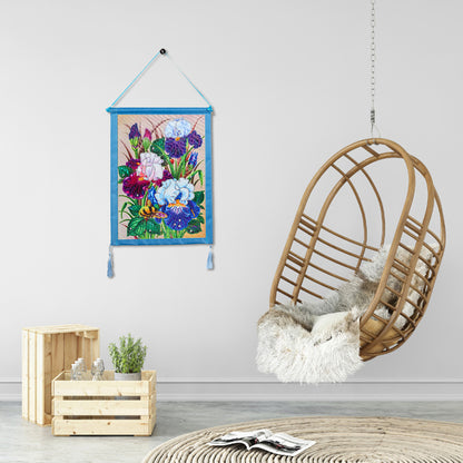 DIY Colorful Hanging Outer Frame for Diamond Painting Wall Art Framework