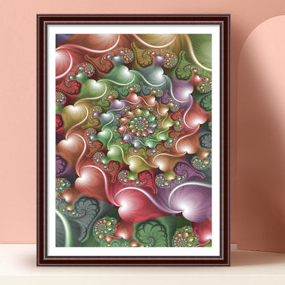 Abstract Pattern - Full Round Drill Diamond Painting 30*40CM
