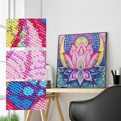 Lotus - Special Shaped Drill Diamond Paiting 40*40CM