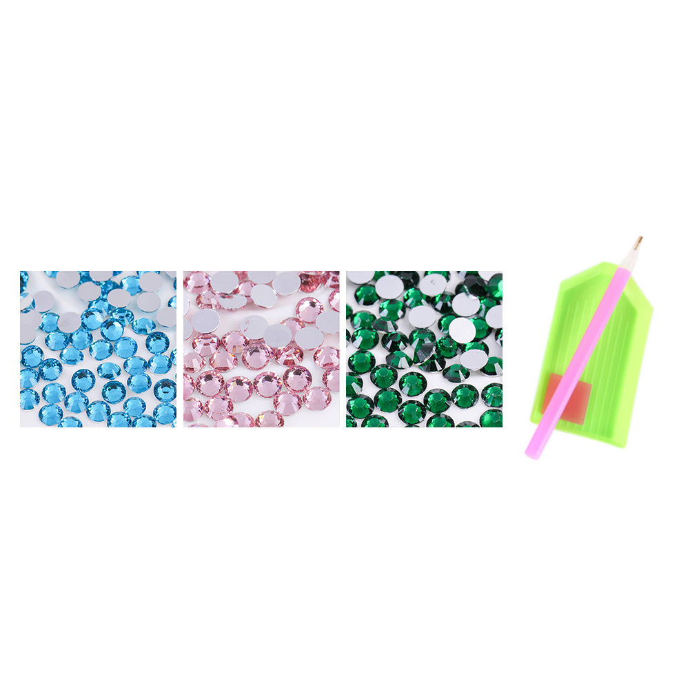Lotus - Special Shaped Drill Diamond Paiting 40*40CM