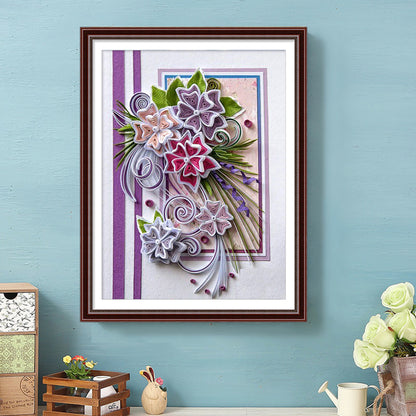 Paper Quilling - Full Round Drill Diamond Painting 30*40cm