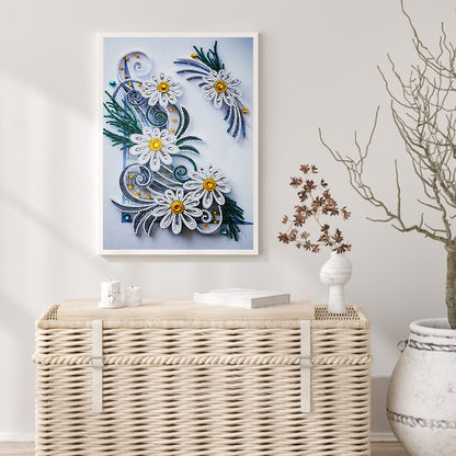 Flowers - Special Shaped Drill Diamond Paiting 30*40CM