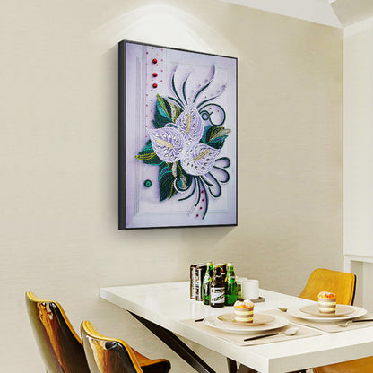 Flowers - Special Shaped Drill Diamond Paiting 30*40CM