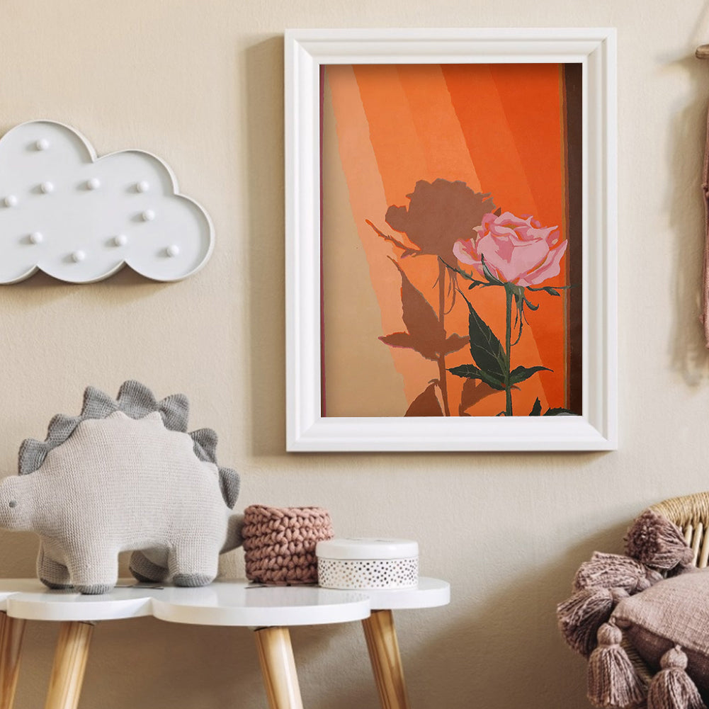 Silhouette - Full Round Drill Diamond Painting 30*40CM