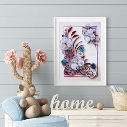 Paper Quilling - Full Round Drill Diamond Painting 30*40cm
