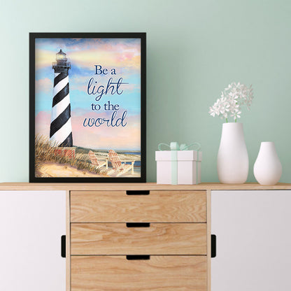 Lighthouse - Full Round Drill Diamond Painting 30*40CM