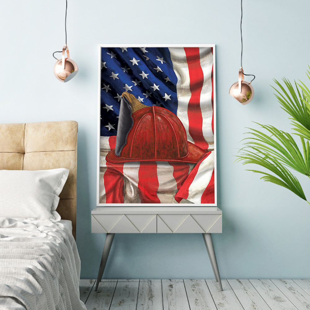 Soldier Cap - Full Round Drill Diamond Painting 30*40CM