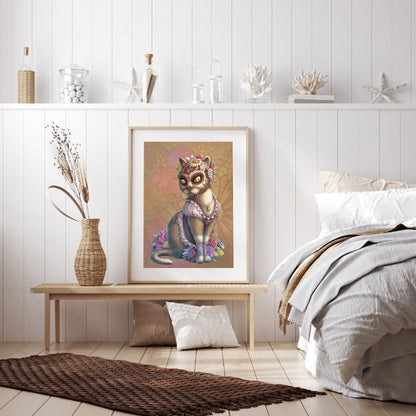 Royal Cat - Full Round Drill Diamond Painting 30*40CM