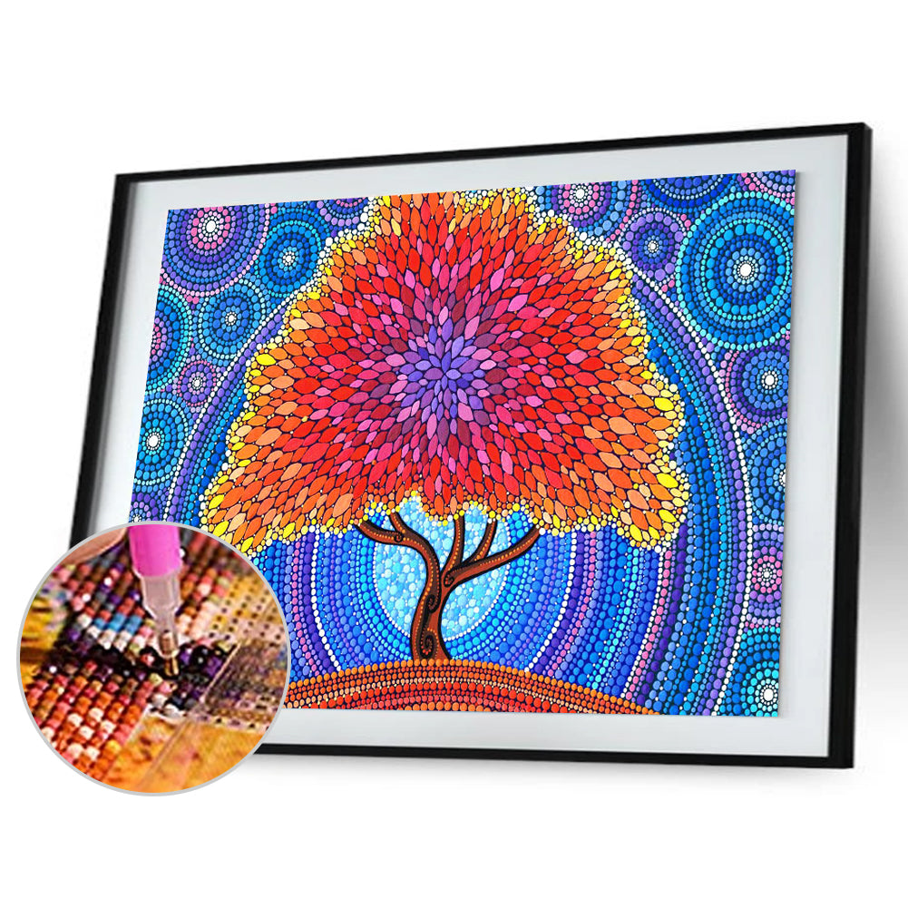 Tree - Special Shaped Drill Diamond Paiting 40*30CM