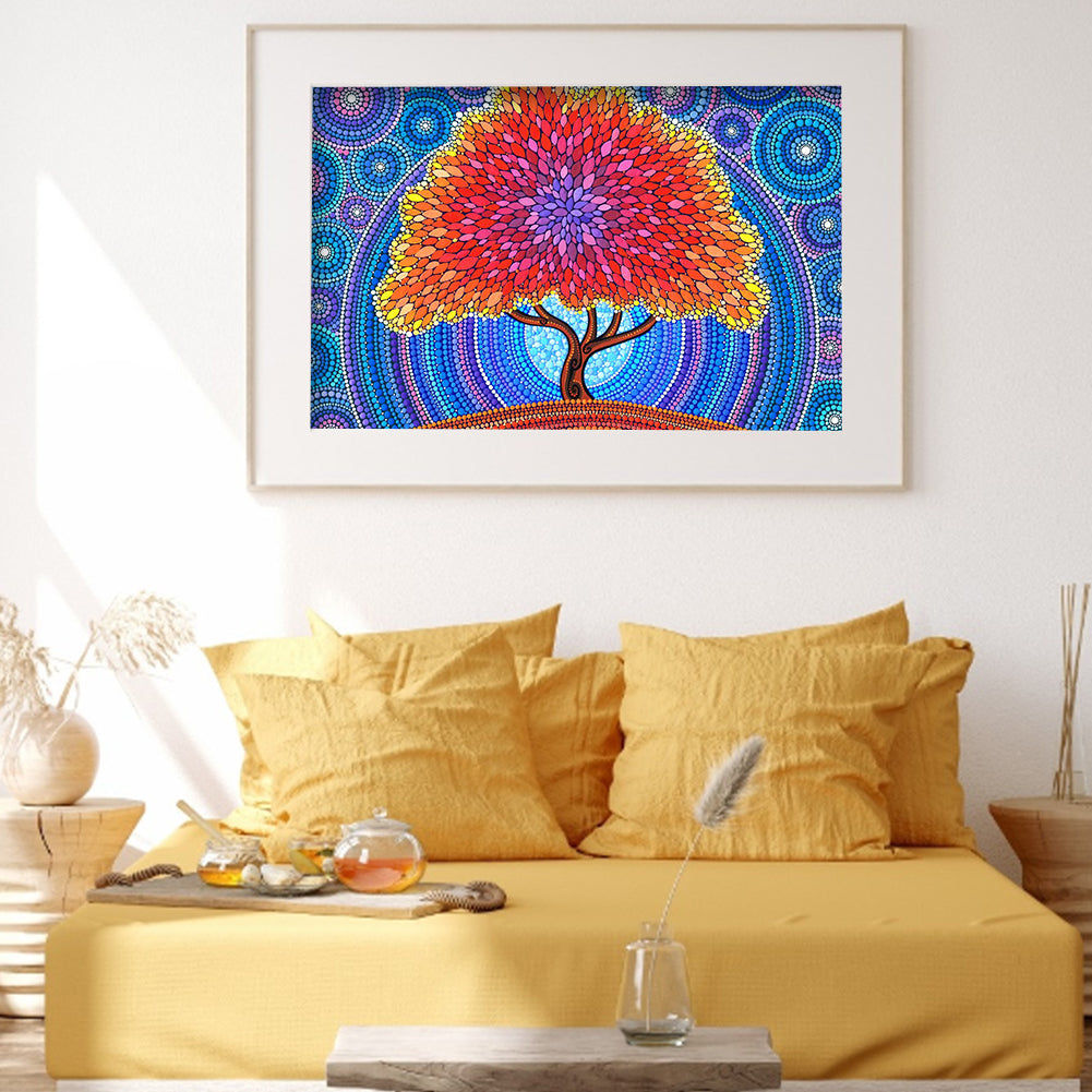 Tree - Special Shaped Drill Diamond Paiting 40*30CM