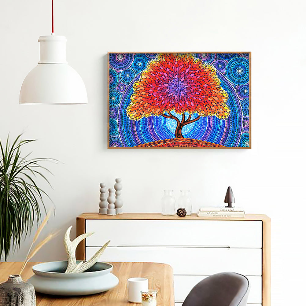 Tree - Special Shaped Drill Diamond Paiting 40*30CM