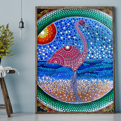 Flamingo - Special Shaped Drill Diamond Paiting 30*40CM