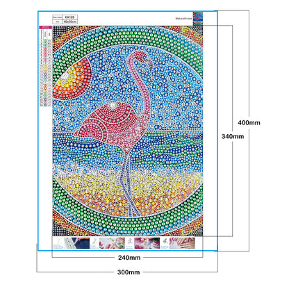 Flamingo - Special Shaped Drill Diamond Paiting 30*40CM