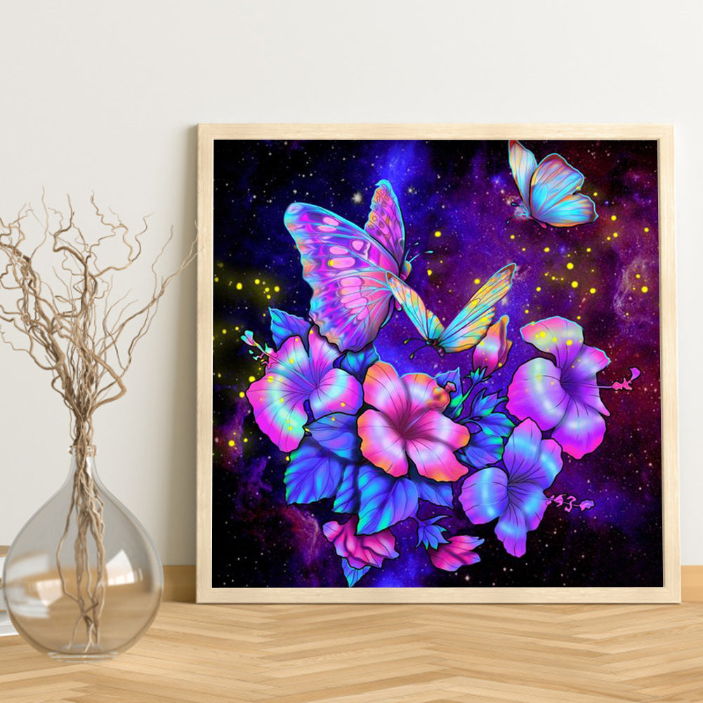 Butterfly - Special Shaped Drill Diamond Paiting 30*30CM