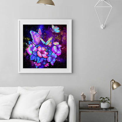 Butterfly - Special Shaped Drill Diamond Paiting 30*30CM
