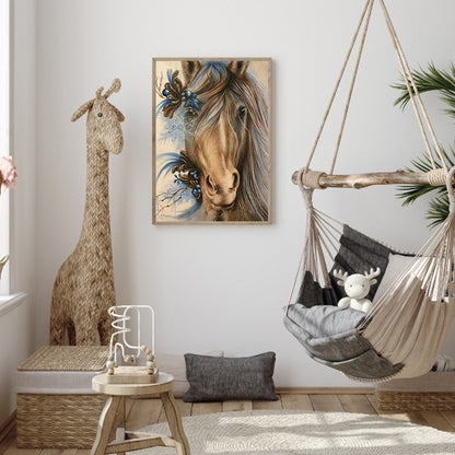 Horse - Full Round Drill Diamond Painting 30*40CM
