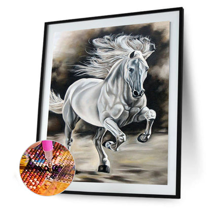 Running Horse - Full Round Drill Diamond Painting 30*40CM